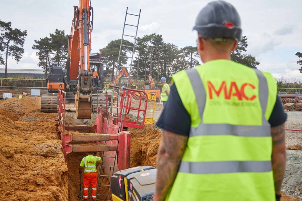 Groundworks and Civil Engineers UK.