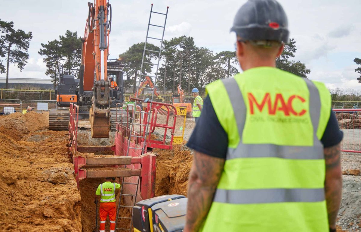 Groundworks and Civil Engineers UK.